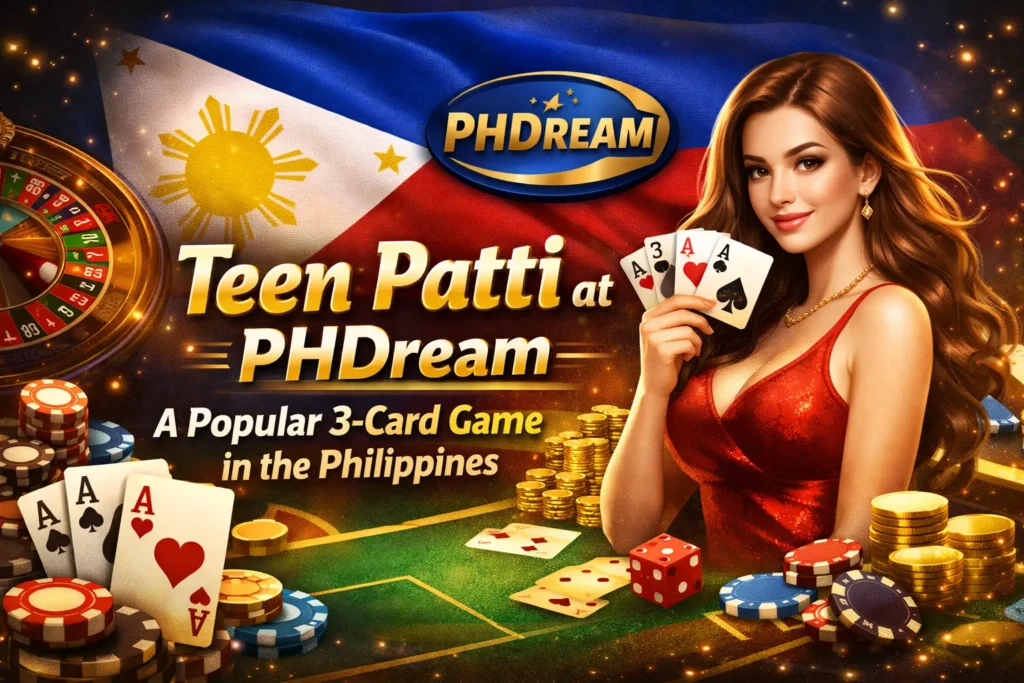 Teen Patti at PHDream, a popular three-card card game in the Philippines